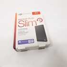 Seagate Backup Plus Slim Portable Drive  1 Tb New Open Box
