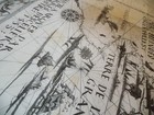 Huge Antique World Map Historical 1924 Wien Reprint Of Pierre Desceliers 1553