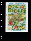  9 00 Scott Value - 1989 Micronesia Fruits   Flowers Pacific Cv Mnh Nh Umm