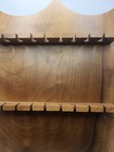 Vintage Oregon Myrtlewood Wall Hanging Spoon Display Rack  Bayview Mfg Co