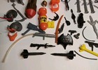Vintage Lot Of Accessories From The 80 s And 90 s Gi Joe Tmnt Batman   More