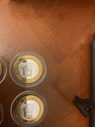 Lot Of 6 Las Vegas  10 Gaming Tokens Silver Strike  3 Coins Are  999 Fine Silver
