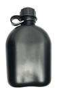 New Us Military Style Tactical Survival Black 1 Qt Hard Plastic Water Canteen