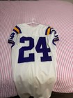 Lsu Game Used Football Jersey Nike  24 Size 42