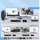 8k Ultra Hd Kvm Switch Hdmi 2 Monitors 2 Pc Dual Display Usb 3 0 4k 120hz Cables