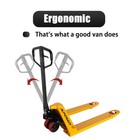 Manual Pallet Jack 5500lbs Capacity 7 3  Lifting Height Hand Pallet Truck