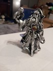 Wizard Figurine Mythical Gothic Legends 4 -5  Crystal Ball Resin Statue 