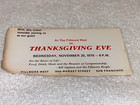Bill Graham 1970 Concert Ticket Fillmore Usa Grateful Dead Joplin Jimi Hendrix