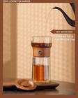 Smart One Touch Tea Maker  Loose Tea Steeper Teapot With Portable Tea Bag