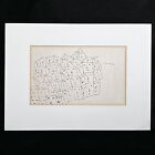 Richard Stine Original Pen   Ink Drawing   Famous Illustrator   Outside Artist
