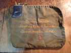 Vintage Canvas Terre Haute Nat l Bank Deposit Bag Arcolock Talon Zipper W key