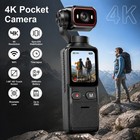 4k Wifi Pocket Action Camera Vlog Camera Handheld Sports Cam Dv Touch Screen