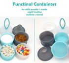 Ladiso Baby Formula Dispenser  Portable Milk Powder Dispenser Container  Baby   