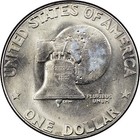 1776-1976  d  Eisenhower Liberty Bell Moon One Dollar Us Bicentennial Coin