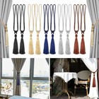 2 4x Curtain Holdbacks Rope Tie Backs Durable Tassel Tiebacks Window Home Decor