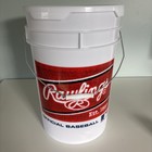 Rawlings Bucket W 30 Practice Baseballs