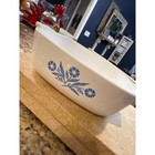 Vintage Corning Ware Blue Cornflower 1 Qt Square Casserole Dish P-1-b Usa