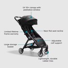Baby Jogger City Tour 2 Compact Travel Stroller Pitch Black Lightweight Foldable