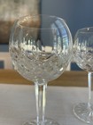 Waterford Lismore Balloon Wine Glass Set Of 6  Excellent Condition  Limited Use