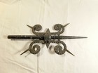 Antique Victorian Era Church Tower Lightning Rod Brass Copper Authentic 1800s