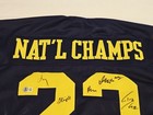 2023 National Champions Michigan Wolverines Signed Autographed Team Jersey 