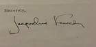 Jacqueline Kennedy 1964 Typed Letter Signed - President Kennedy Memory- Psa Slab