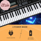 61-key Portable Electronic Keyboard Piano Set W lcd Screen  Stand  Microphone  H