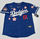 Shohei Ohtani  17 Dodgers Tokyo Series Murakami 2025 Kanji Stitched Jersey