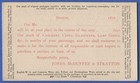 Ux5 s4 Postal Card  Unused Vf  1878 Salesman s Visit  Crockery  China  Glassware