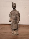 Terracotta Style Qin Warrior Soldier Statue 14 In Vintage Reproduction