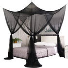 4 Corner Post Canopy Bed Curtains Mosquito Net Twin To Twin Xl Size Bed netting 