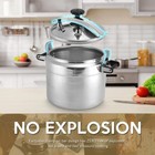 26 Quart Clamp On Pressure Cooker  Aluminum Pressure Cooker With Locking System