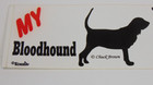 Bloodhound Dog Vinyl Decal Sticker  Car Truck Window Laptop Wall 10  X 3  Novelt