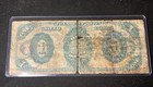 1891 1 Treasury Note Torn 