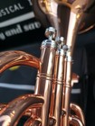 Jp Solario Pakal 421 Copper   Silver Eb Alto Horn  8 75  Big Bell  Small Detail