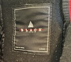 Chris Brown Black Pyramid Men   s Red   Black Varsity Jacket L - Faux Leather