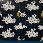 Vintage Disney 101 Dalmatians Twin Size Plaid Flannel Flat Sheet