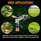 1  Adjustable Impact Sprinkler Large Area Water Irrigation Spray 360   Pack Of 2