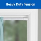 White 48  - 84  Adjustable Tension Window Curtain Rod 1  Diameter Traditional