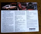 1980 Mazda Rx-7 Sales Brochure