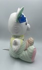 Applause Creampuff Pig Plush Rattle Toy Lovey Stuffed Animal Pastel Stripes New