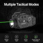 Solofish 800 Lumens Flashlight   Laser Sight Combo Red green  Blue Laser Beam