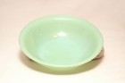 Vintage Fire King Jadeite Glass Ribbed 6  Cereal Soup Bowl