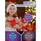 Led Flying Spinner Ball     Magic Boomerang Hover Drone Toy Gift For Kids