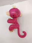 Wowwee Bella Fingerlings Pink Monkey Interactive Baby Pet Toy-works