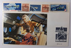 Montalban   Koenig Signed Photo On 1991 Star Trek 25th Anniv  Cover Nasa Stamps