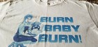 Cindy Lauper Burn Baby Burn Rare Vintage 99 Tour Tee Shirt Large Nice