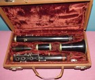 Antique 1920 s The Pedler Co Elkhart Ind Clarinet W case Parts Or Restoration