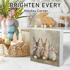 Baby Nursery Decor   vintage Bunny Decor Wooden Sign girls Room Rabbit Decorative