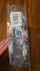 Hello Kitty Sanrio 2002 Vintage Flower Shower Curtain Hooks 12 Ring Set Used